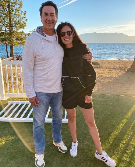 Kay with Rob Riggle