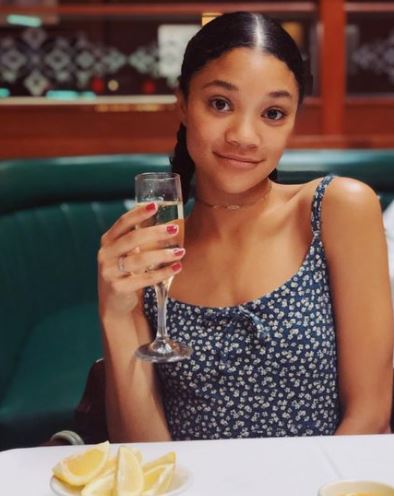 Kylee Russell consumes alcohol