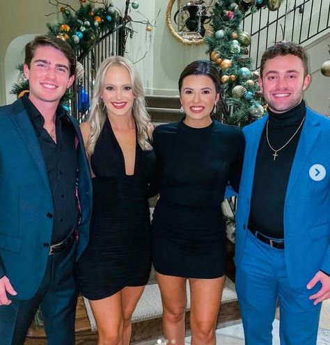 Lindsay with her friends