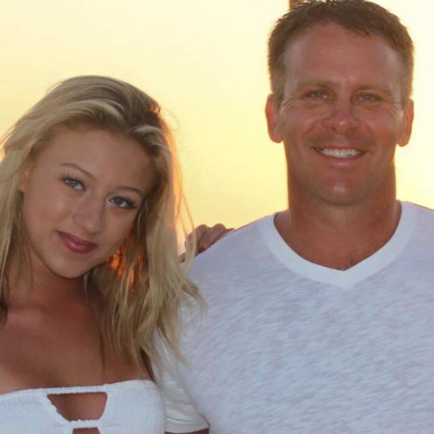 Logan with her father Vince Hassel
