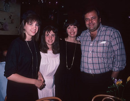 Lorraine Davis with her husband and kids