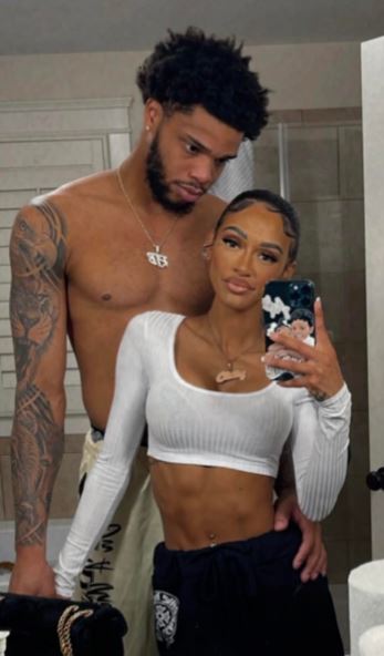 Mychelle and her husband Miles Bridges