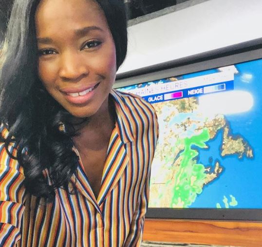 Nadège St-Philippe was a weather reporter