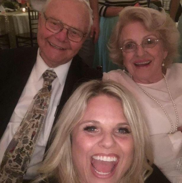 Neeleman with her parents Gary Neeleman and Rose Neeleman