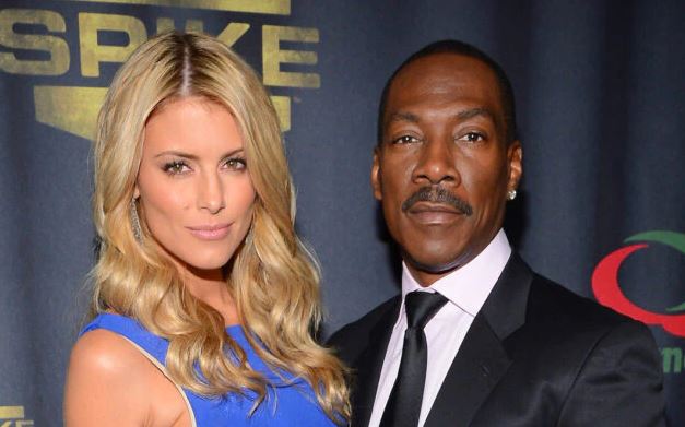 Paige with her partner Eddie Murphy
