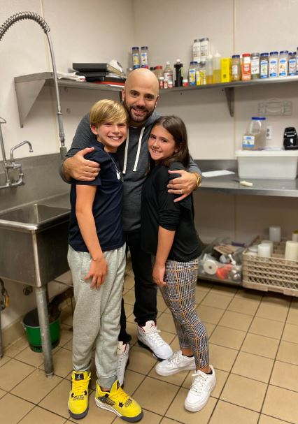 Paul with his kids