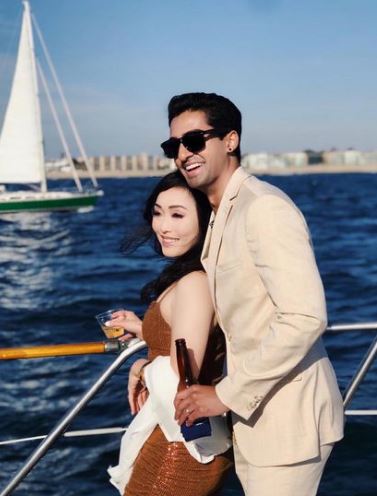 Pisharody with his partner Jill V Dae