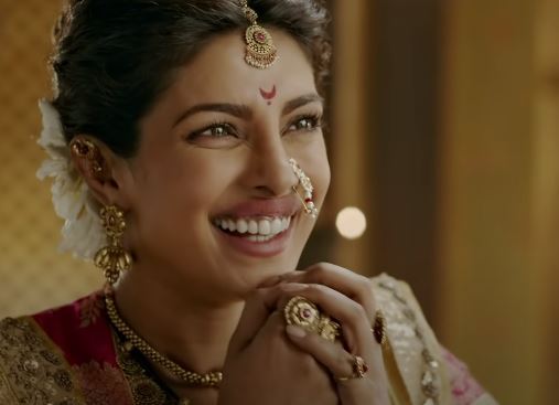 Priyanka Chopra as Kashibai in the film