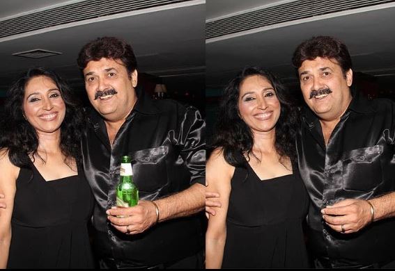 Rasik Dave with his wife