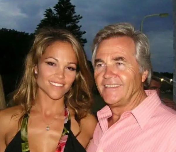 Savannah and her father Ross Daisley