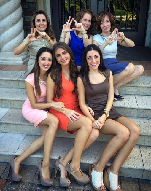 Shanel Rita Naoum and her friends