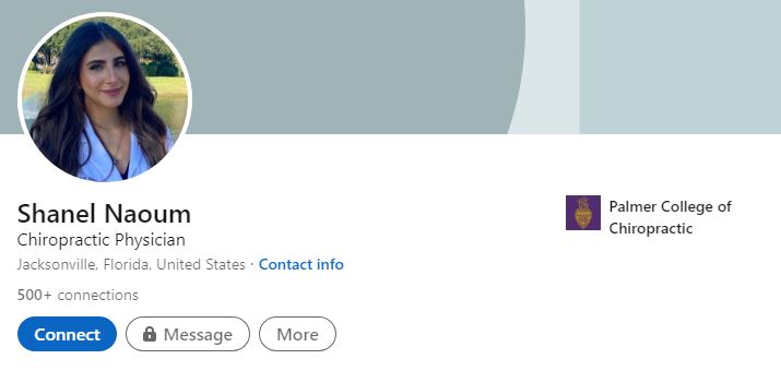 Shanel's LinkedIn account