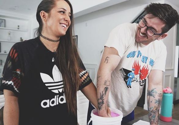 Solomita with his partner Jenna Marbles