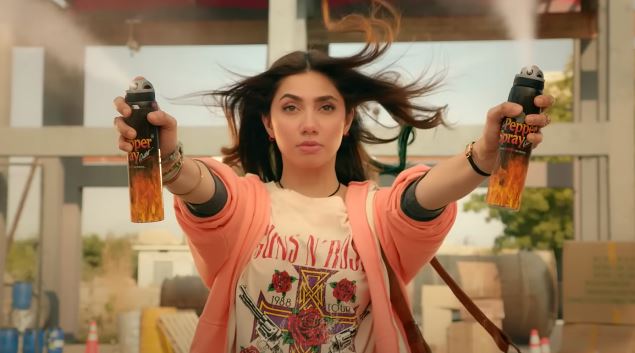 The female main character is acted by Mahira Khan