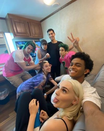 Trevor with the cast of Zombies 3
