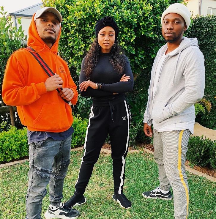 Tumi Tladi with fellow musician
