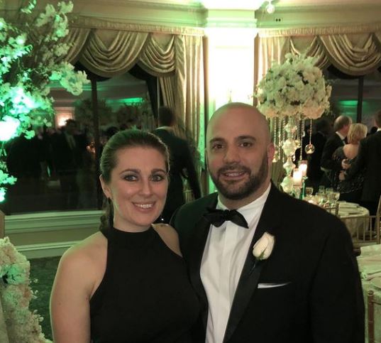 Virzi with his wife Stacey Virzi