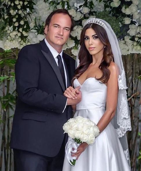 Wedding photo of Daniella and Quentin Tarantino
