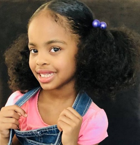 Zion Broadnax pictured when she was 7 years old