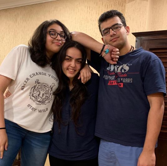 Zoish and her siblings