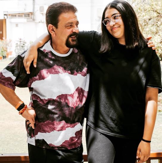 Zoish with her dad Zubin Irani