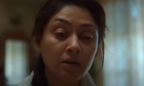 Actress Manjari Fadnnis in the film