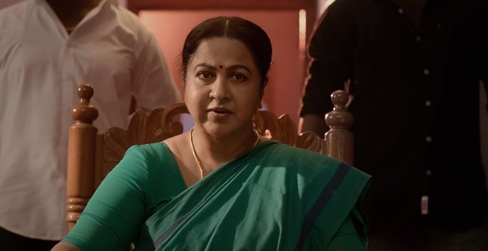 Actress Radhika Sarathkumar as Gandhimathi