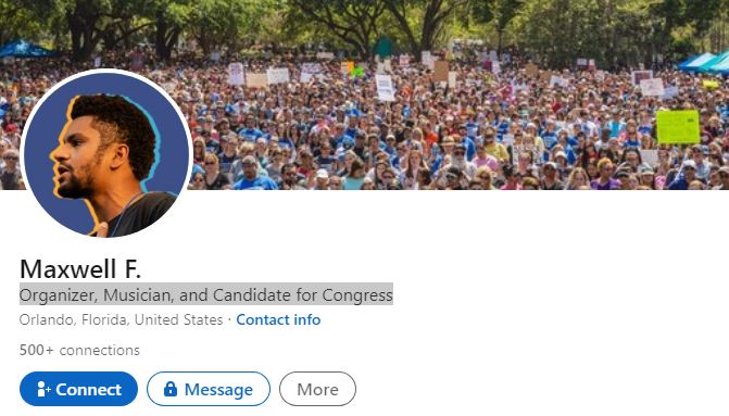 Alejandro's LinkedIn account