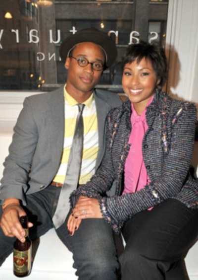 Alicia Quarles with her husband Michael Ross