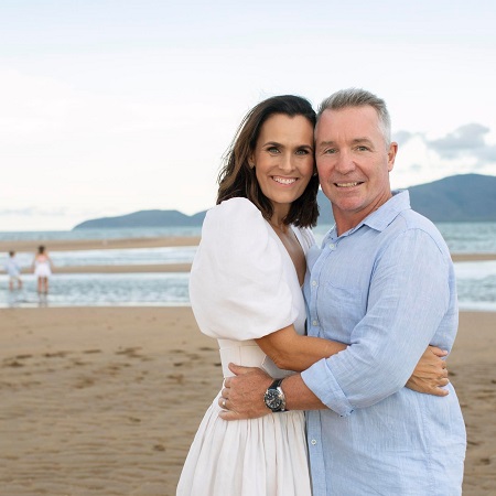 Amanda Green with her husband