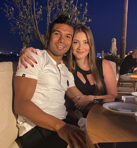 Anna Mariana Casemiro and her husband
