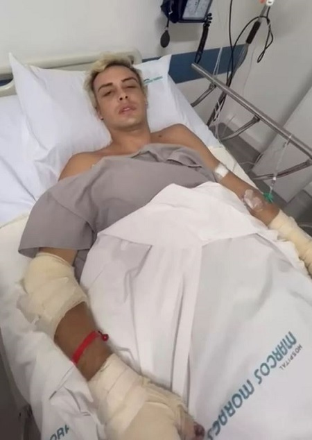 Bruno Krupp in hospital