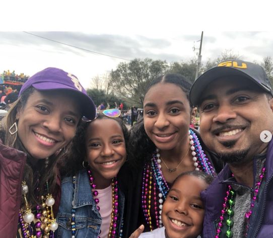 Camryn with her family