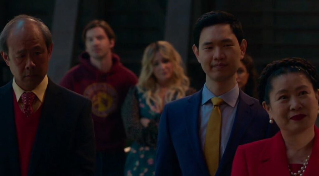 Chau Long with fellow actors