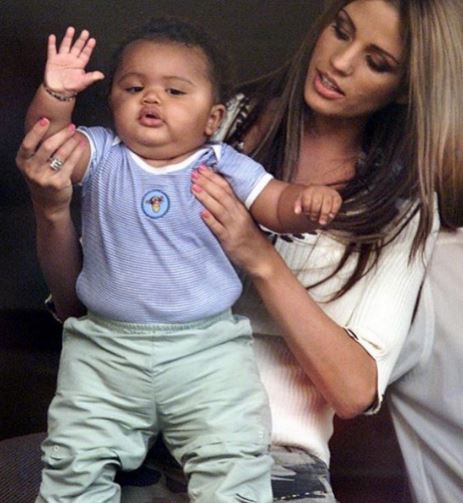 Childhood photo of Harvey