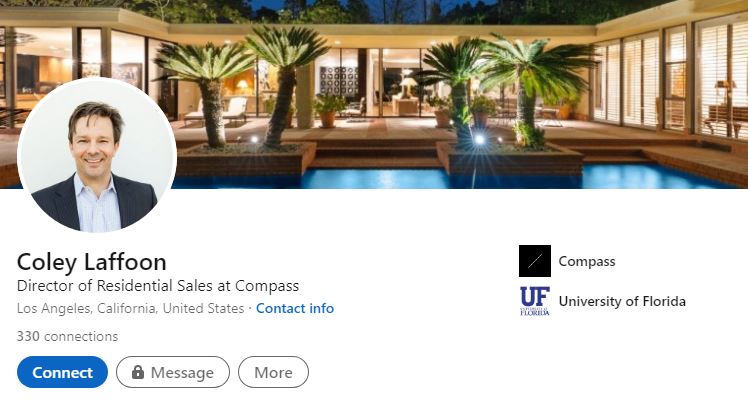 Coley Laffoon's LinkedIn account