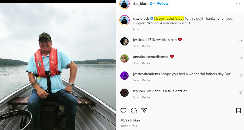 Darren Black's father
