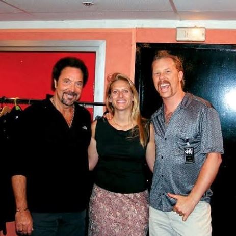 Francesca with James and Tom Jones