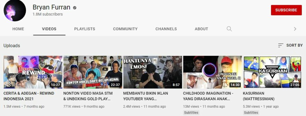 Furran's Youtube Channel