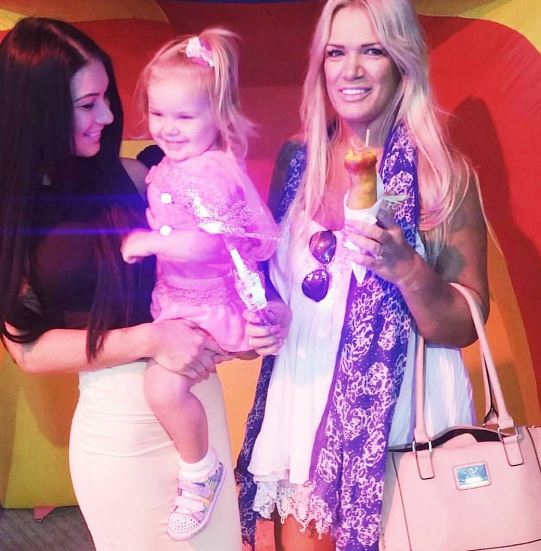 Gina with her daughter Casey-lee Stewart and granddaughter