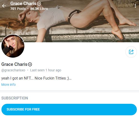 Grace's OnlyFans Account