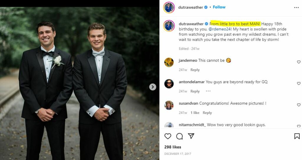Greg Dutra and his brother