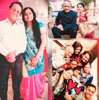 Happy Bhavasar father and mother