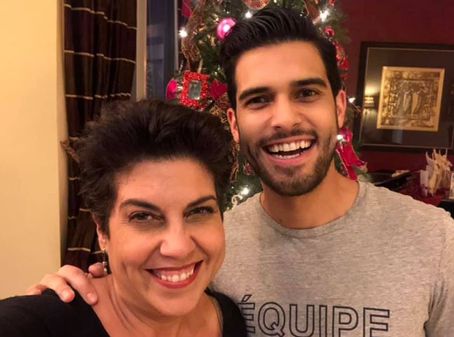 Isaac with his mother Ivette Rossi