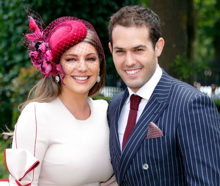 Jeremy Parisi with his wife