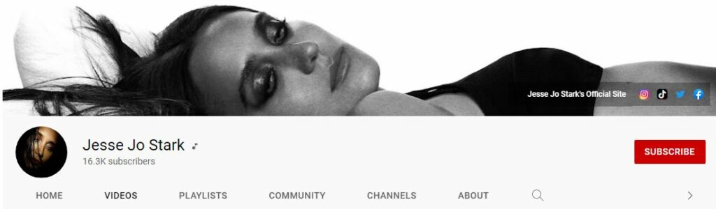 Jesse Jo's Youtube channel
