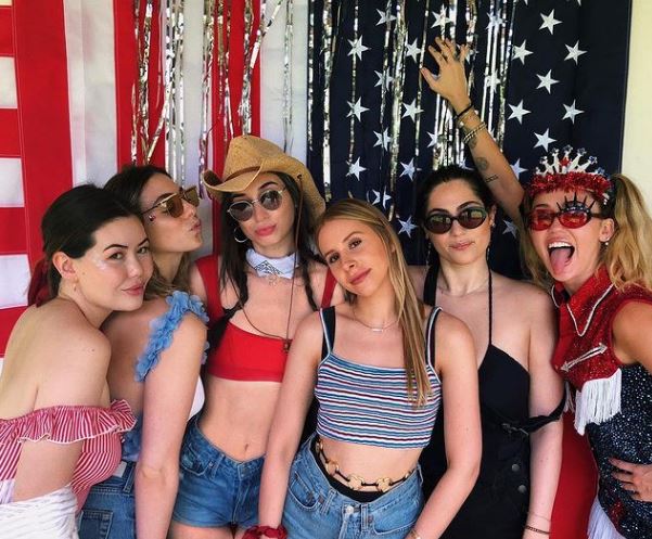 Jesse with her friends