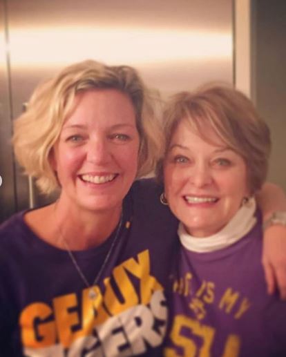Kelli Carpenter with her mother