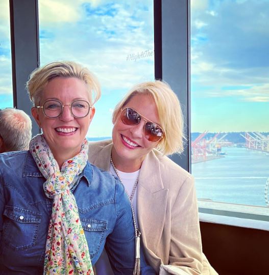 Kelli Carpenter with her wife
