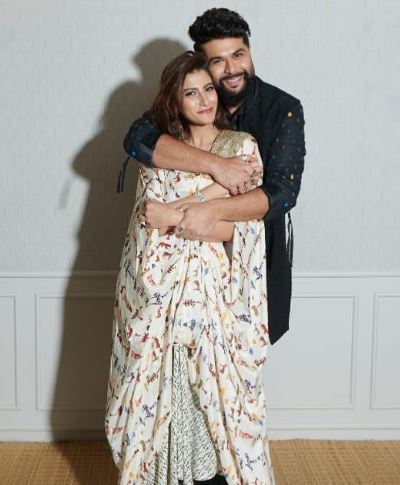 Kunal Rawal with his sister
